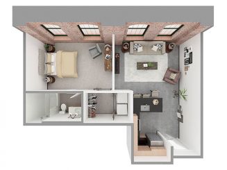 F1-A Floor plan layout