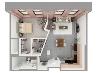 F1-F Floor plan layout