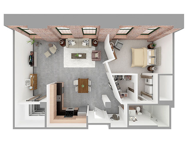 F1-J Floor plan layout