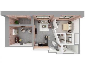 F1-L Floor plan layout