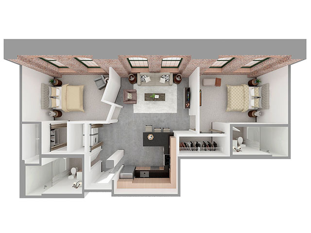 F2-A Floor plan layout