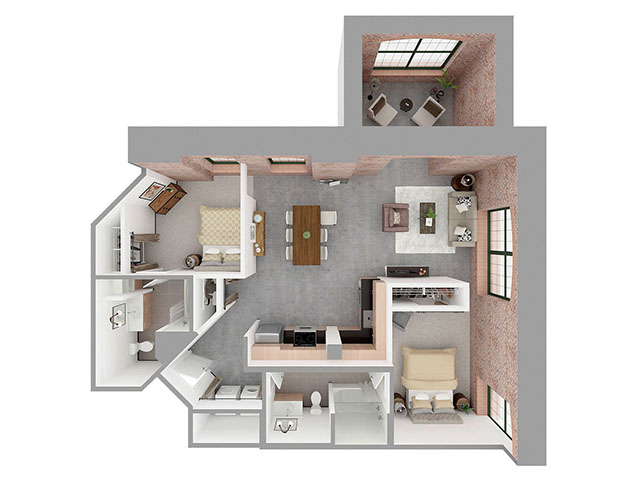 F2-B Floor plan layout