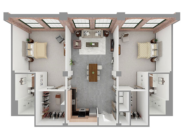 T2-A Floor plan layout