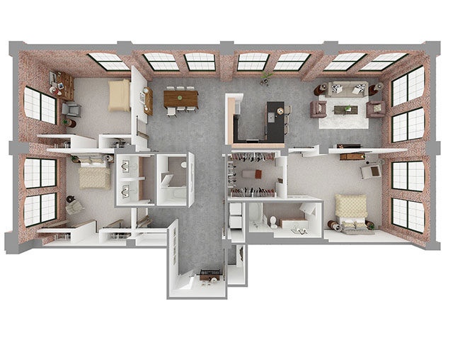 T3-A Floor plan layout