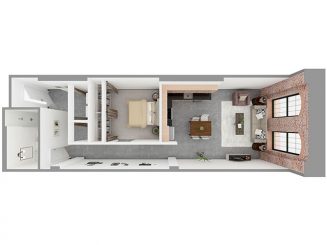 W1-D Floor plan layout