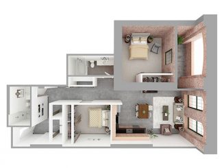 W2-A Floor plan layout