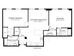 2-bedroom floor plan image